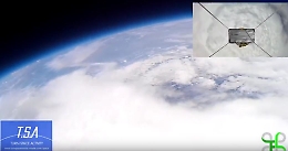 Asti: il filmato della sonda ai confini dello spazio prima di precipitare a Settime