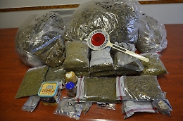 A Villafranca sequestrati 7 chili di marijuana: 57enne arrestato dai carabinieri