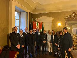 Il nuovo vescovo ha incontrato la giunta comunale al completo