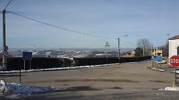 San Martino Alfieri, opere di messa in sicurezza con vista sul Monviso