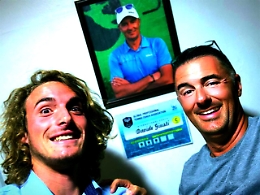 Davide Giusti, "il padrino" di Stefanos Tsitsipas