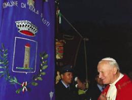 Domenica a Isola le reliquie di San Giovanni Paolo II che arriv&ograve; alla Villa nel 1993