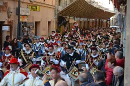 Figuranti del Borgo Viatosto ad Oristano in occasione della "Sartiglia"