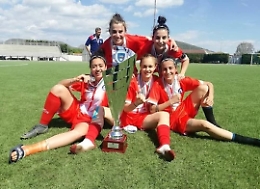 Trionfo tricolore per la rappresentativa piemontese femminile di calcio