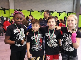 Giovani leve della Skull Boxe in evidenza