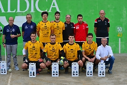 Pallapugno: lo scudetto 2019 &egrave; dell'Araldica Castagnole Lanze