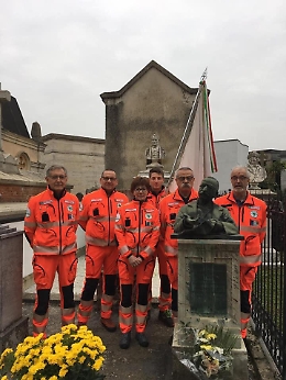 La Croce Verde ricorda i suoi volontari defunti e il suo fondatore Piccinini