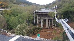 Viadotto crollato: parla l'autista dell'Asp arrivato a 20 metri dal precipizio