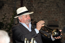 Il trombettista jazz Felice Reggio in concerto a Vinchio