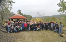 Gli universitari piemontesi ad Asti per studiare i fossili al Paleontologico e al geosito di Cortiglione