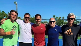 Davide Giusti, il "padrino" di Stefanos Tsitsipas