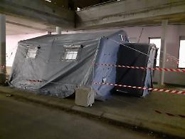 Covid-19: al pronto soccorso di Asti allestita la prima tenda pre triage