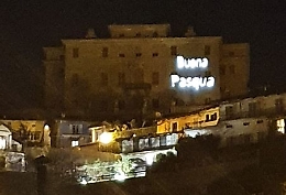 Canelli, il Castello Gancia mette il "vestito" pasquale