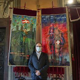 Nei Drappi di Coffano l'essenza del Palio e la rilevanza del "Santo"