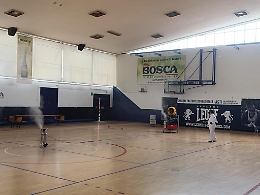 Palazzetto dello sport, sanificazione gratuita