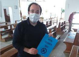 Montegrosso d&rsquo;Asti, tra distanze e disinfettante, dal parroco e volontari tutte le iniziative per messe in sicurezza