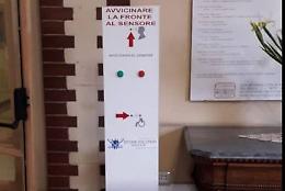 Alla casa di riposo Citt&agrave; di Asti attivo il totem per misurare la temperatura all'ingresso