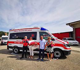 Canelli, la Croce Rossa ha inaugurato "India 5", la nuova ambulanza donata dal Gruppo Araldo