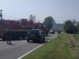 Moncalvo: motociclista di 60 anni muore nello scontro con un camion