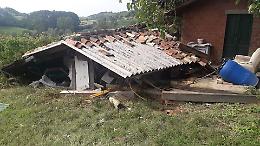 Moncalvo e dintorni: si fa il conto dei danni alla luce del sole dopo la tromba d'aria di ieri