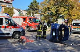 Asti, scontro fra un&rsquo;auto e un&rsquo;ambulanza all&rsquo;incrocio