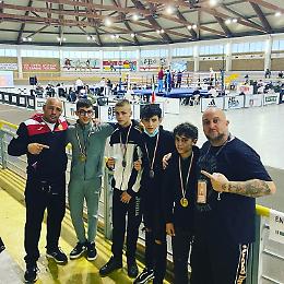 La Skull Boxe cala il poker di medaglie ai Nazionali School Boys