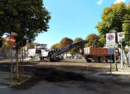 Nizza Monferrato: asfaltati i parcheggi "Telecom" e "Goreglia"