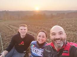 Un campo di lavanda invita alla scoperta delle colline di Villafranca
