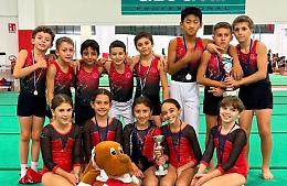 I baby dell'Olimpia Asti in gara