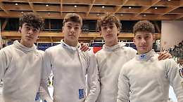 Esordio positivo del Club Scherma Associati: quartetto giovanile di spada sfiora la vittoria in C2