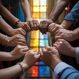 Nella chiesa evangelica si prega per l'unit&agrave; dei cristiani