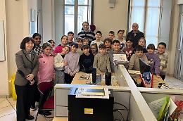 Gli alunni della 4A "Galileo Ferraris" in visita alla nostra redazione