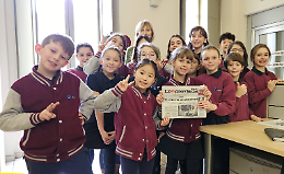 I bambini della scuola Best Asti a lezione di giornalismo
