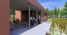 Un nuovo chiosco nel parco del castello