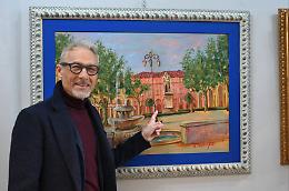 Scorci della citt&agrave; di Asti e paesaggi nella mostra di Filippo Pinsoglio