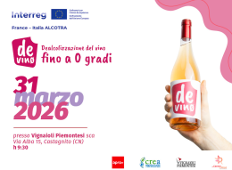 Nasce DEVIN0: Italia e Francia insieme per il vino a zero gradi