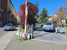 Polizia di Stato ai giardini Alganon: controlli nell'area verde di piazza Roma 