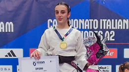 Ginevra Aloise la ragazza d'oro del judo juniores A2 a Bari: impresa al golden score 