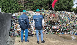 Controlli al cantiere dell'Ecocentro: tutto regolare