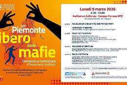 Un Piemonte libero dalle mafie