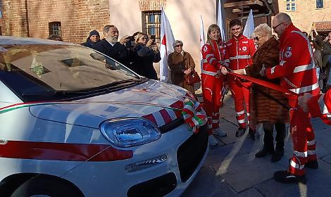 Donato un nuovo veicolo alla Croce Rossa di Villanona d'Asti