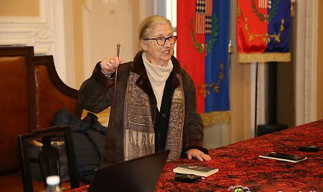 Laura Povero con il can&egrave;t