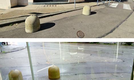 L'incrocio tra viale Partigiani e via Duca d'Aosta libero delle auto [foto J.R]