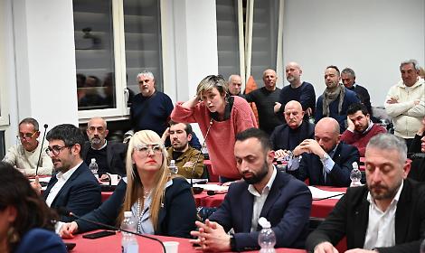Un momento del Consiglio comunale aperto su Cascina Volta