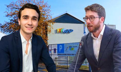 I consiglieri comunali Denis Ghiglione e Maurizio Toscano