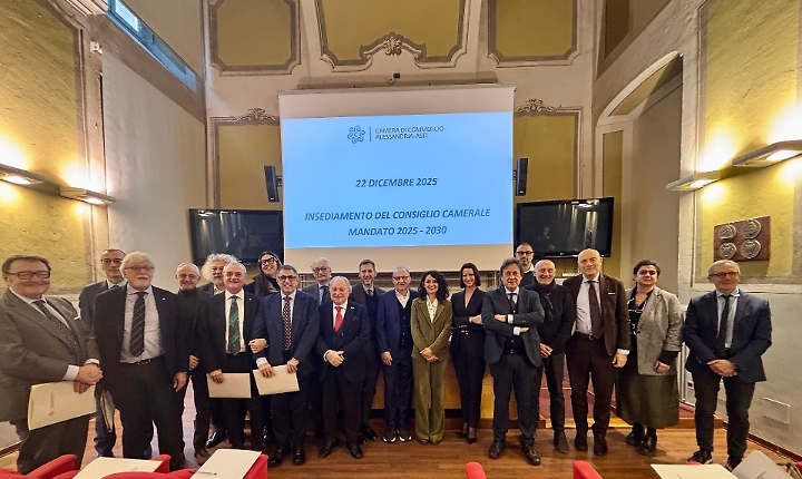 Concluso il Consiglio della Camera di Commercio di Alessandria e Asti per il mandato 2025-2030 ed eletto il nuovo presidente