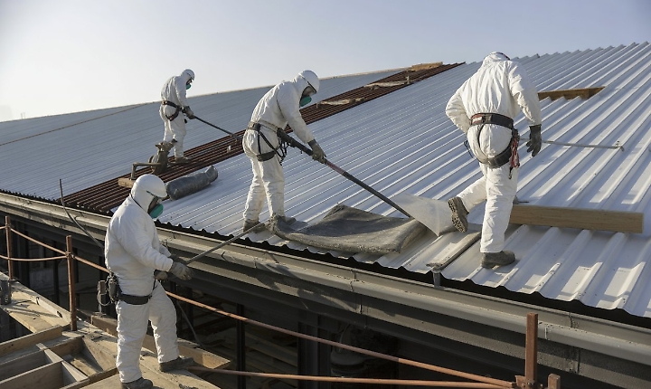 Rimozione amianto dai tetti