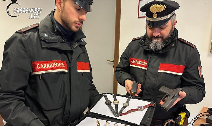 Arresto dei carabinieri di un ladro