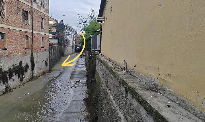 Il punto in cui &egrave; stato ritrovato il corpo di Zoe