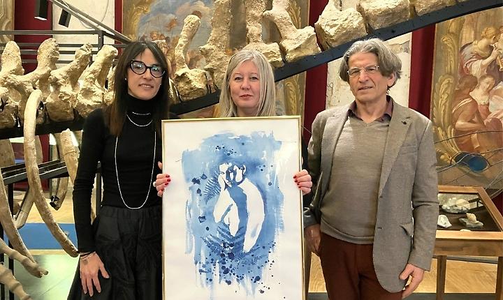 &ldquo;Echi di un mondo perduto&rdquo;: acquerelli tra i fossili a firma di Floriana Porta